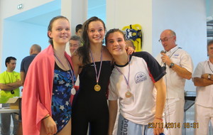 podium 50 pap cadettes : Carla seconde derrière Blandine Mesquita (Auray) et devant  Adrienne Weber Hontebeyrie (Ploemeur)