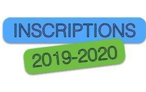 Pré-inscription 2019-2020