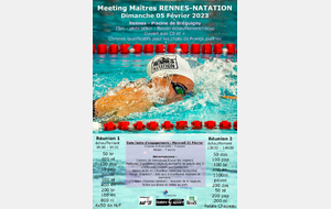 Meeting d’hiver des Maîtres de Rennes natation 