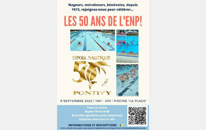 50 ANS ENP et test nouvelles inscriptions 