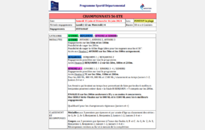 CHAMPIONNATS 56 ETE - TOUTES CATÉGORIES - PONTIVY