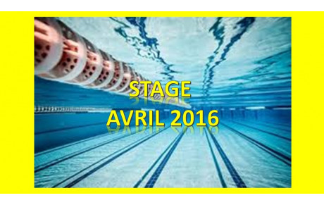 Stage Vacances de Pâques 2016